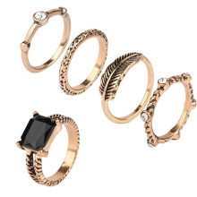 Wholesale African Fashion Jewelry Big Ring Set Ring In 18k Gold